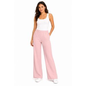 PRINCESS POLLY Women’s Pink Wide Leg Pull On Pants Size US 4